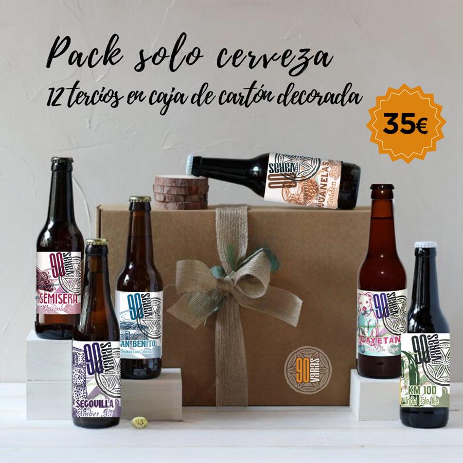 Caja degustación de 12 cervezas - Cerveza 90 varas