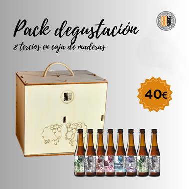 Caja degustación de 8 cervezas | degustacion-pack-8 | 90 varas